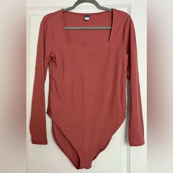 EUC Old Navy Pink Bodysuit (XL) - Picture 1 of 3